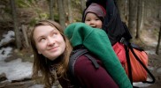 fjord nansen baby carrier with hanna on mount hoverla (ukraine)