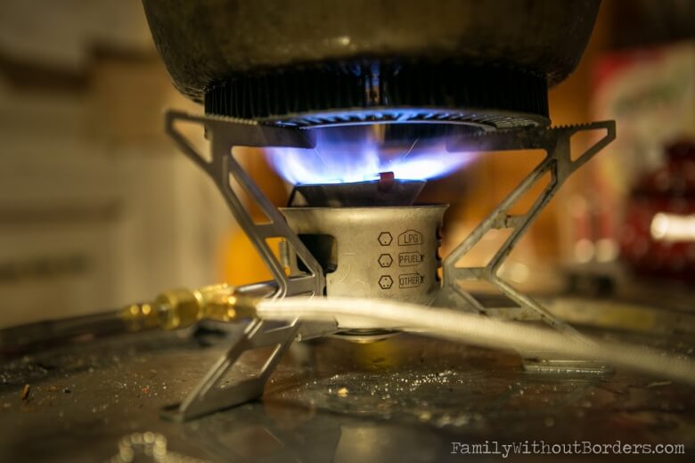 Test Benzinkocher von MSR, Primus, Optimus Familie ohne Grenzen